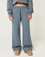 Hollister Feel Good Fleece Wide-Leg Pants