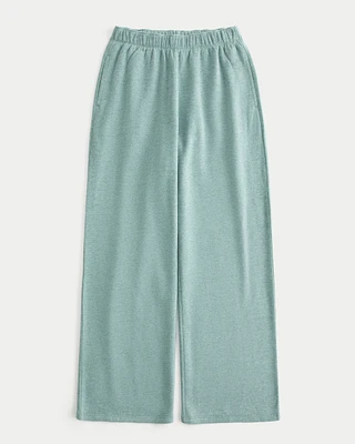 Hollister Feel Good Fleece Wide-Leg Pants