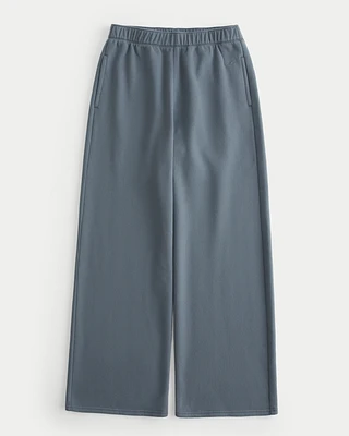 Hollister Feel Good Fleece Wide-Leg Pants