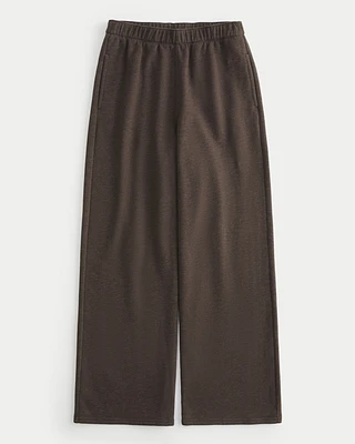 Hollister Feel Good Fleece Wide-Leg Pants