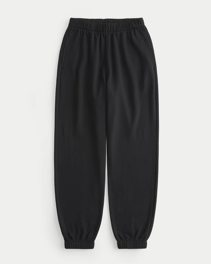 Adjustable Rise Fleece Dad Joggers