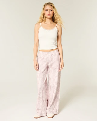 Pink Camo Baggy Sweatpants