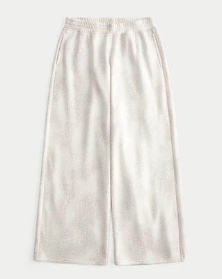 Light Doe Print Baggy Sweatpants