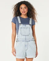 Medium Wash Denim Shortalls