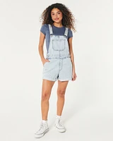 Medium Wash Denim Shortalls