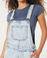 Medium Wash Denim Shortalls