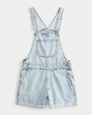 Medium Wash Denim Shortalls