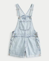 Medium Wash Denim Shortalls