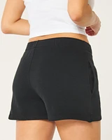 Adjustable Rise Fleece Shorts