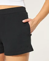 Adjustable Rise Fleece Shorts