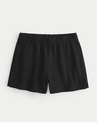 Adjustable Rise Fleece Shorts