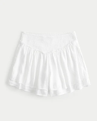 Ultra High-Rise Tiered Shorts