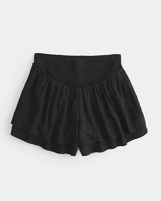 Ultra High-Rise Tiered Shorts