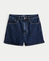 Ultra High-Rise Light Wash 90s Denim Mom Shorts