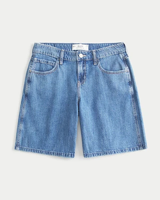 Low-Rise Medium Wash Jort