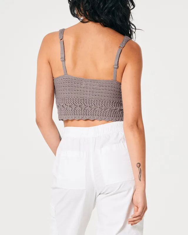 Hollister Lace Boho Crop Top