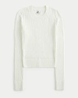 Ribbed Crew Sweater