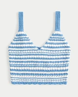 Crop Crochet-Style Bralette