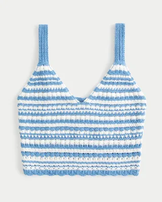Crop Crochet Bralette