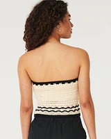 Crochet-Style Tube Top