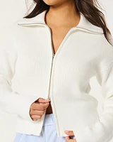 Easy Zip-Up Sweater