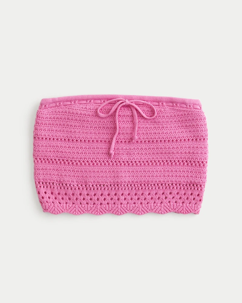 Crochet-Style Tube Top