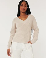 Oversized V-Neck Sweater