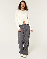 Hollister Comfy Cloud Cable-Knit Cardigan