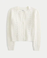 Hollister Comfy Cloud Cable-Knit Cardigan