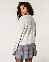 Hollister Comfy Cloud Cable-Knit Sweater