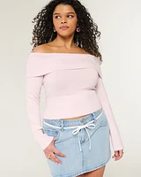 Off-the-Shoulder Sweater