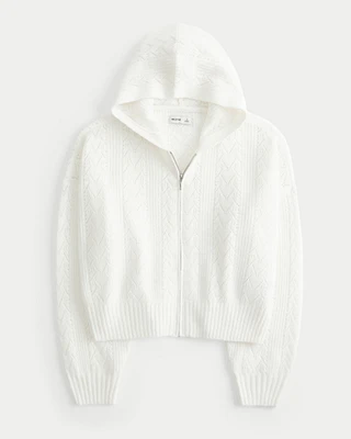 Hollister Comfy Cloud Easy Zip-Up Sweater Hoodie