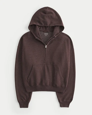 Oversized Half-Zip Hoodie