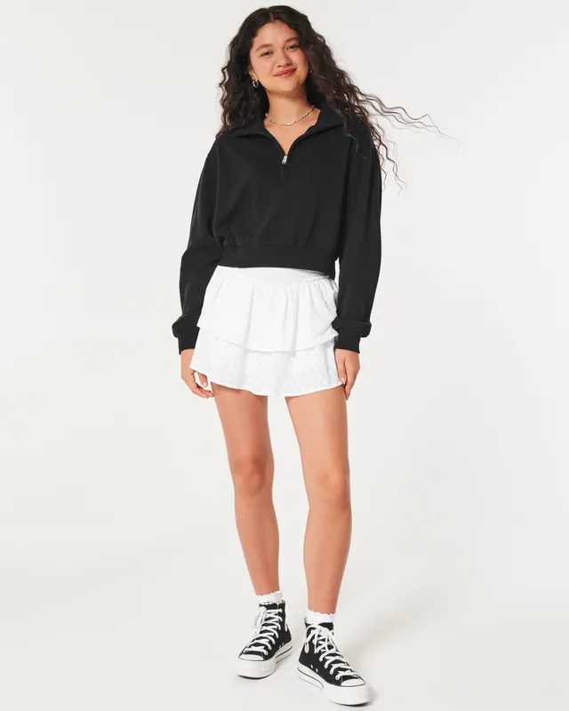 Tana Terry Half-Zip Sweatshirt