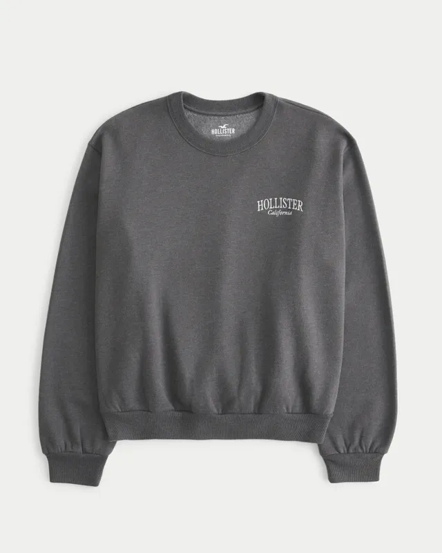 Sweatshirt HOLLISTER Grey size S International in Cotton - 17699963