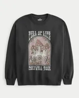 Oversized Full of Life Graphic Sweatshirt