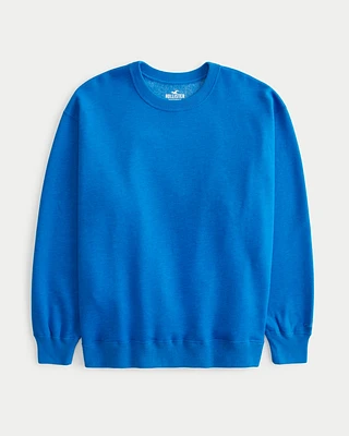 Hollister Feel Good Fleece Oversized Crew Sweatshirt