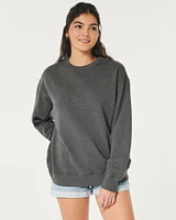 Oversized Crew Sweatshirt