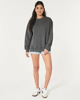 Oversized Crew Sweatshirt