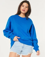 Oversized Crew Sweatshirt