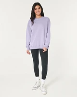 Oversized Crew Sweatshirt