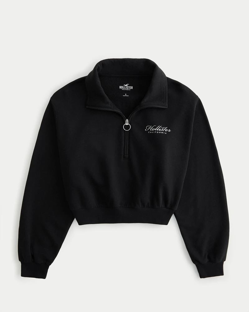 Easy Half-Zip Logo Sweatshirt