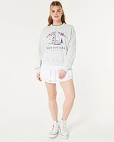 Easy New Riviera Croatia Graphic Crew Sweatshirt