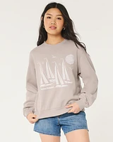 Easy Nassau Bahamas Graphic Crew Sweatshirt