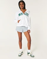Easy Brooklyn New York Graphic Zip-Up Hoodie