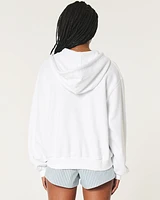 Easy Brooklyn New York Graphic Zip-Up Hoodie