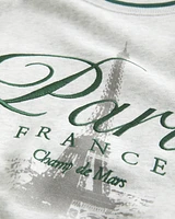 Easy Paris France Graphic Crew Sweatshirt