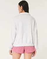 Easy Half-Zip USA Graphic Sweatshirt