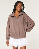 Easy Half-Zip Sweatshirt