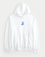 Oversized Boot Graphic Hoodie